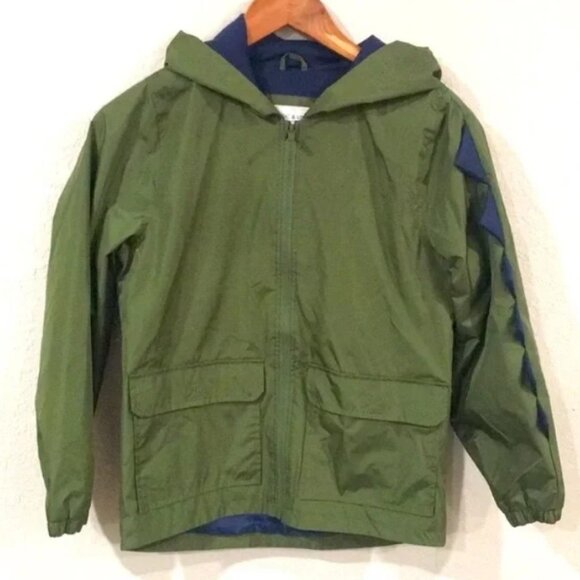 Boy’s Carter’s Green Dinosaur Rain Jacket Slicker Lightweight SZ 10 WATERPROOF - Picture 4 of 13